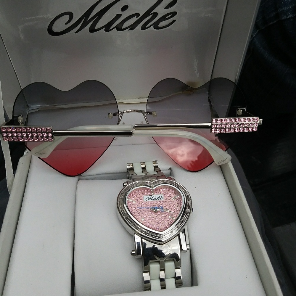 Miche glasses and watch